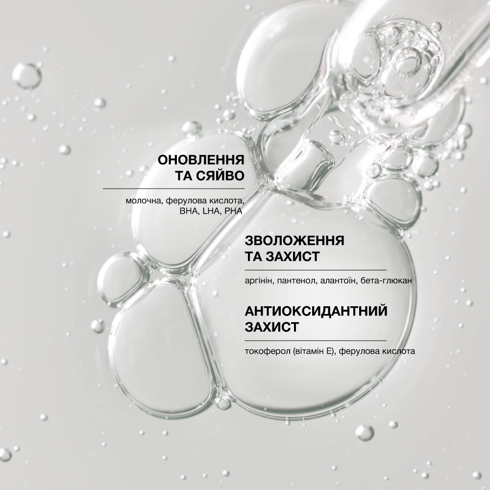 Незмивна сироватка-пілінг із молочною кислотою whocares Gentle Peel Lactic Acid Serum 30 ml
