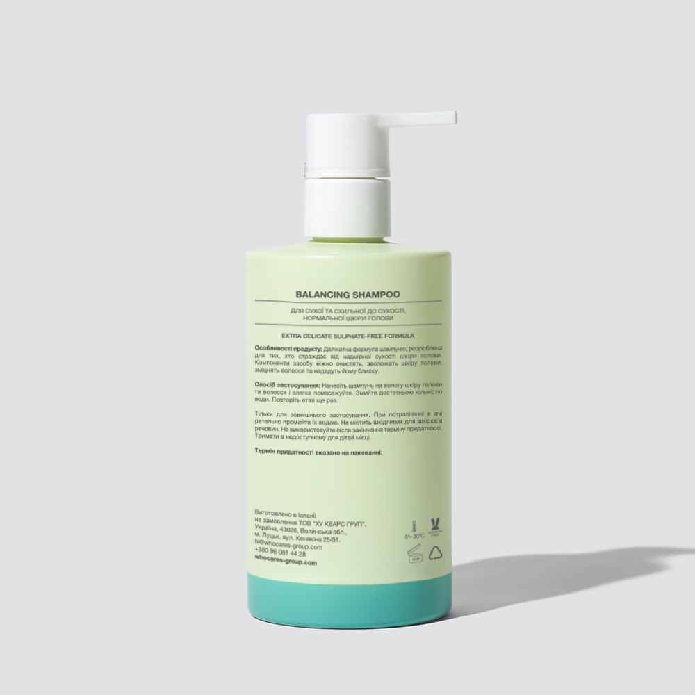 Набір засобів для волосся whocares Hair Care Set Balancing Shampoo x Conditioner 2.0